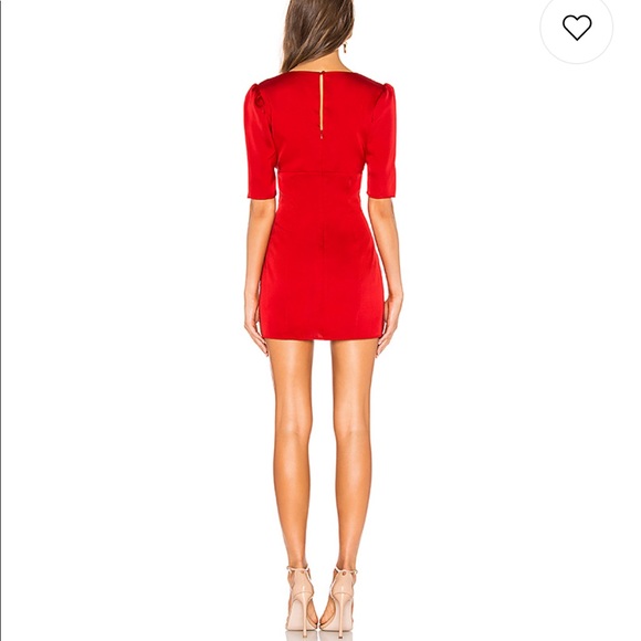 Majorelle Angelica mini dress in red - Picture 3 of 6